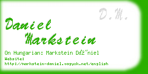 daniel markstein business card